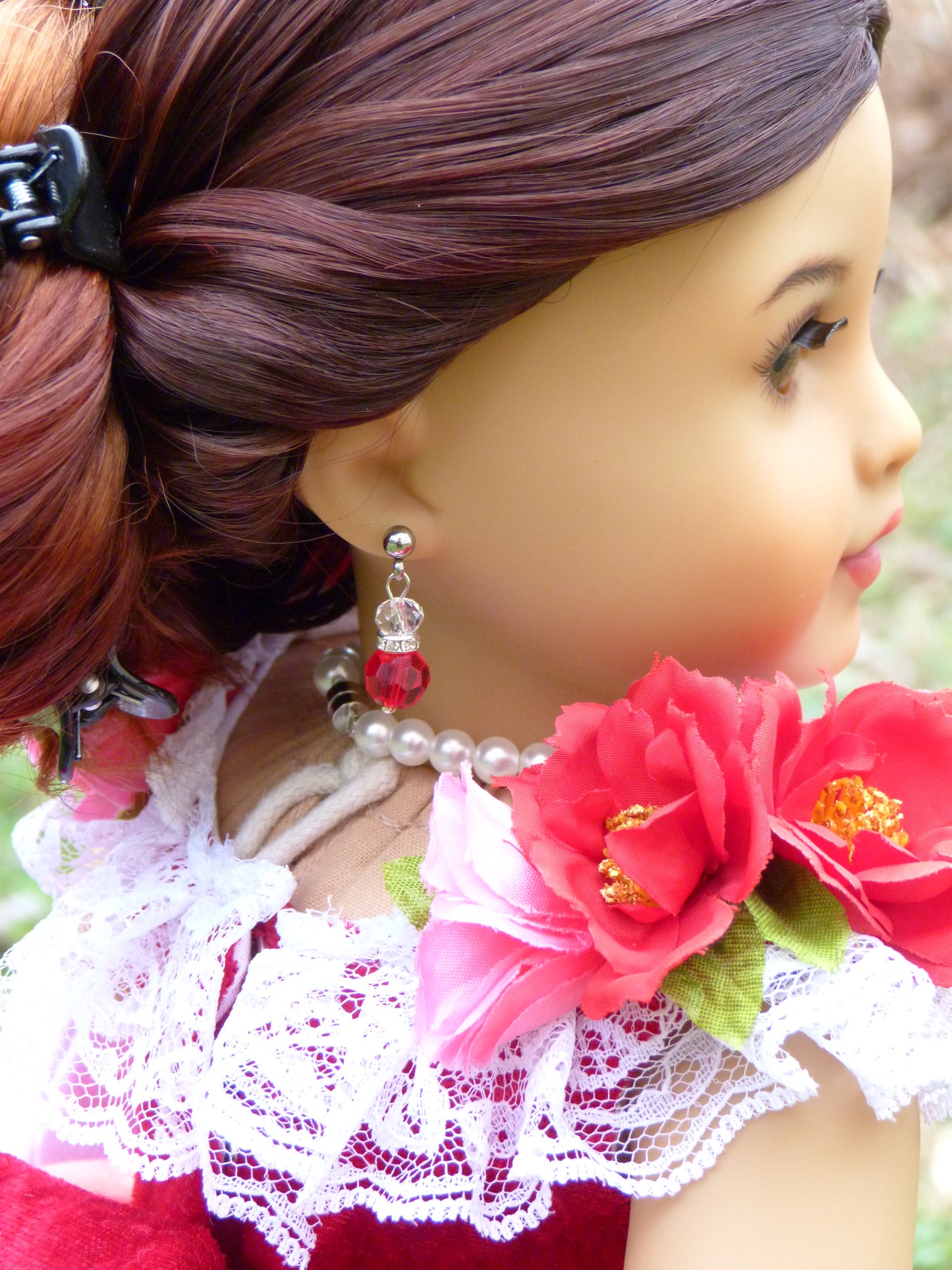 Victorian Valentine Outfit for American Girl 18 Inch Doll