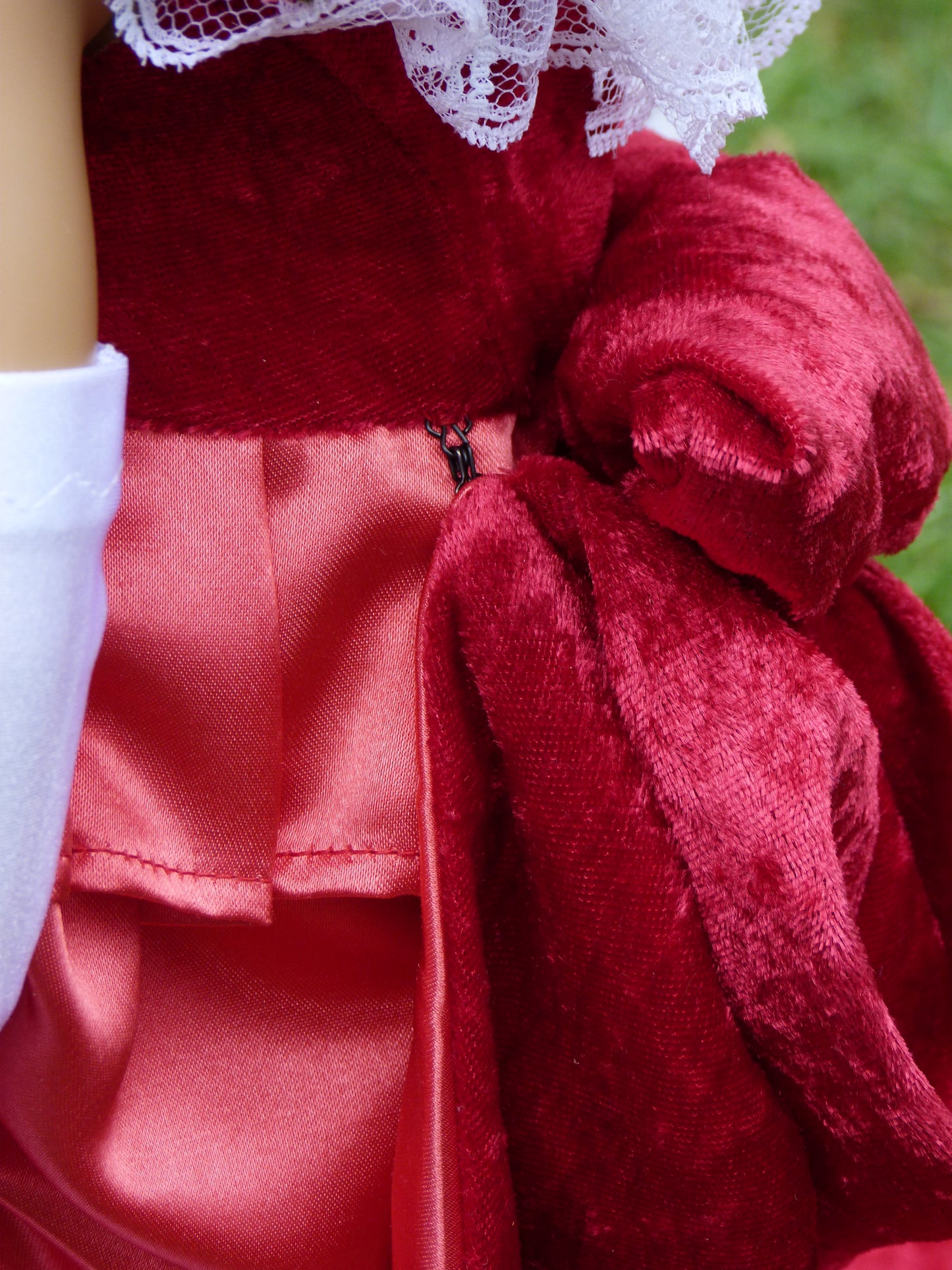 Victorian Valentine Outfit for American Girl 18 Inch Doll