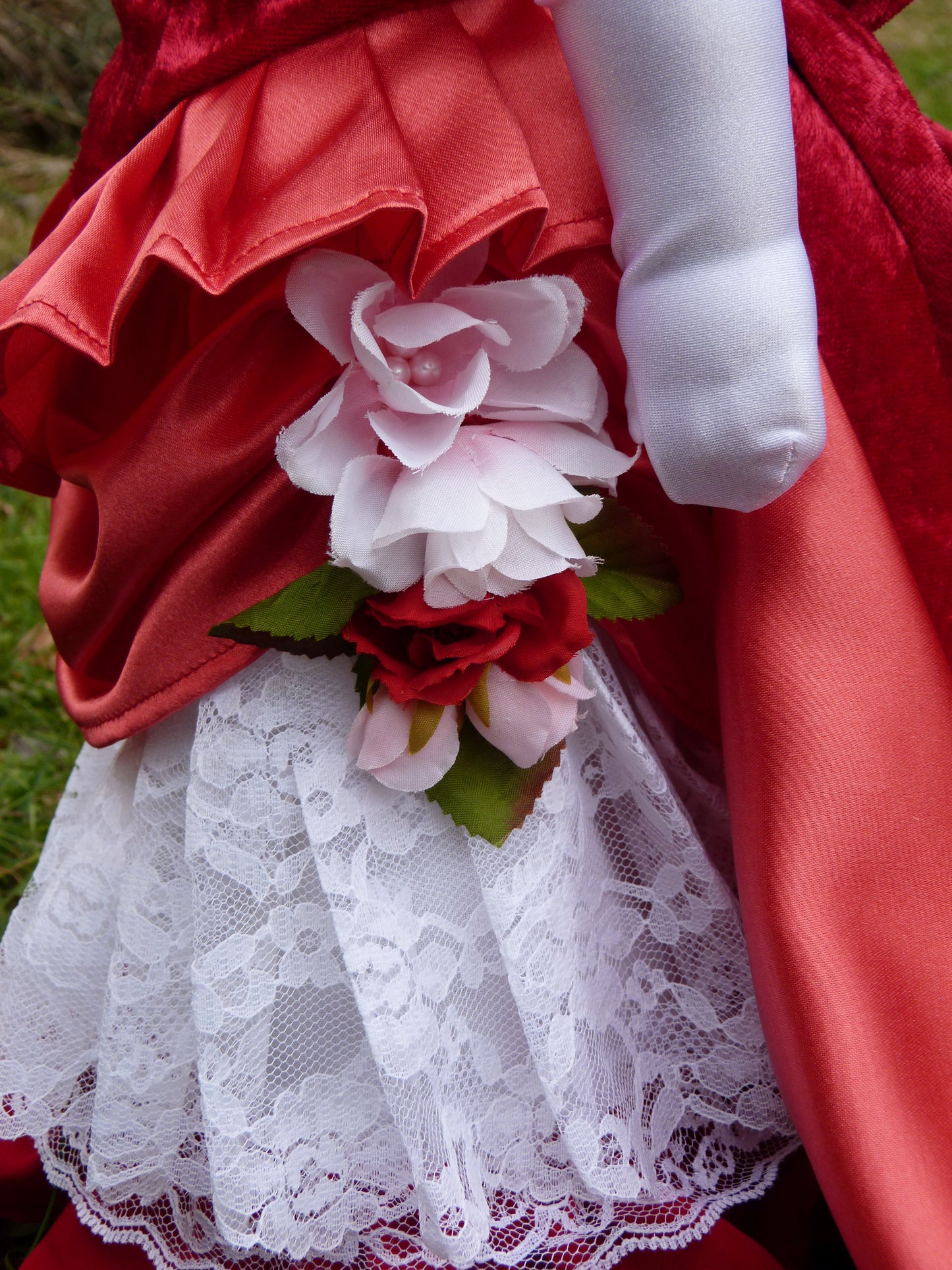 Victorian Valentine Outfit for American Girl 18 Inch Doll