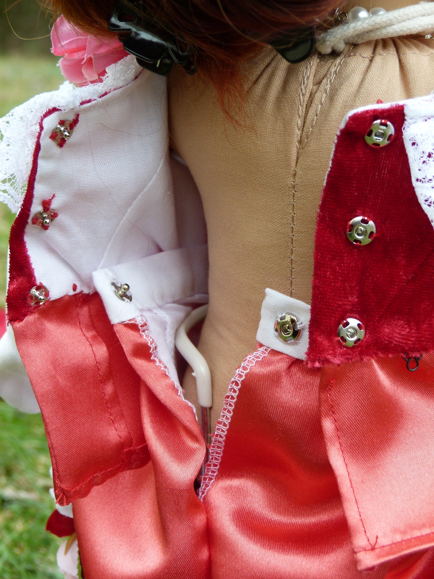 Victorian Valentine Outfit for American Girl 18 Inch Doll