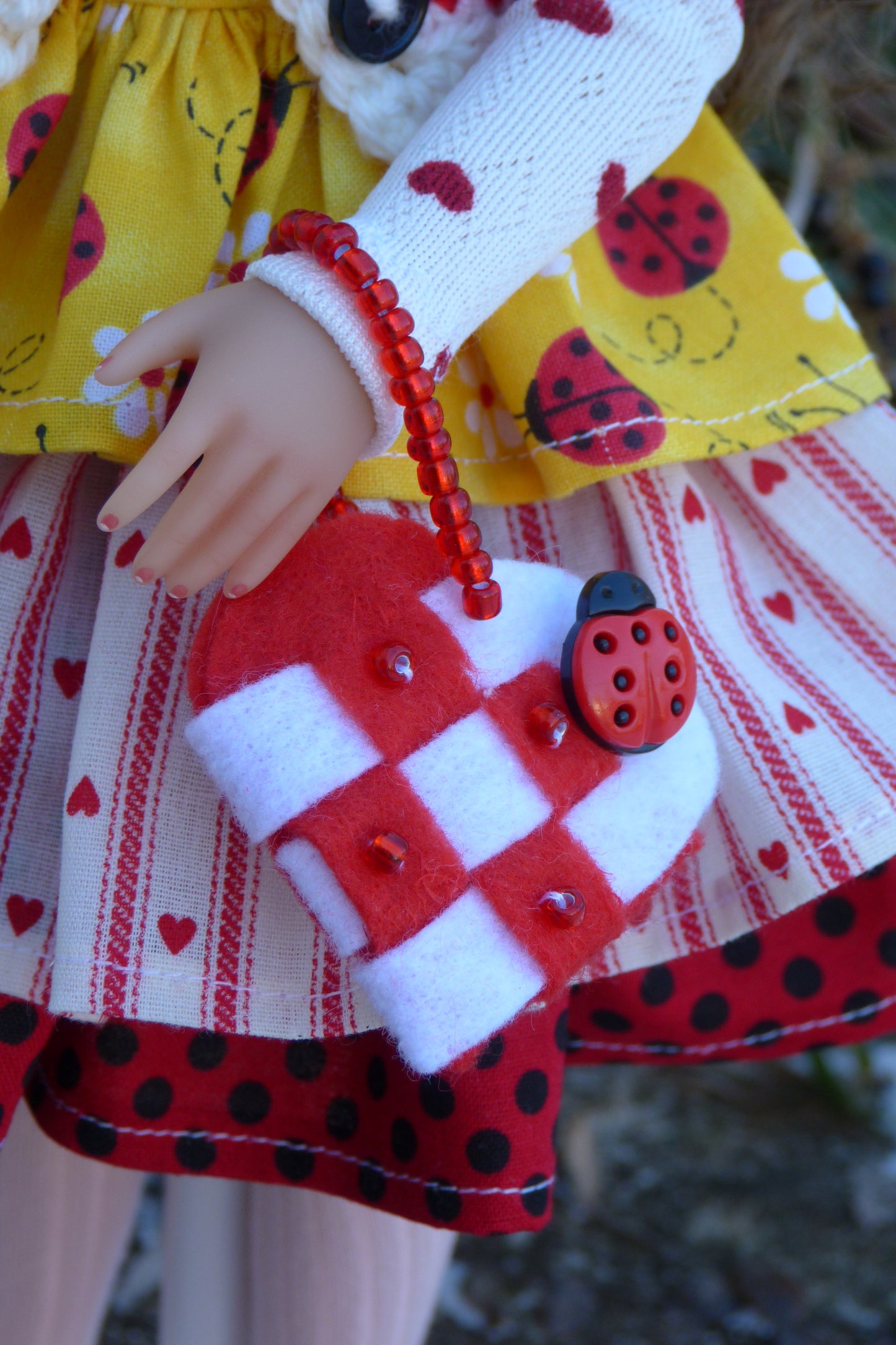 Lovebug Valentine Outfit for Ruby Red Fashion Friends 14.5 Inch Doll
