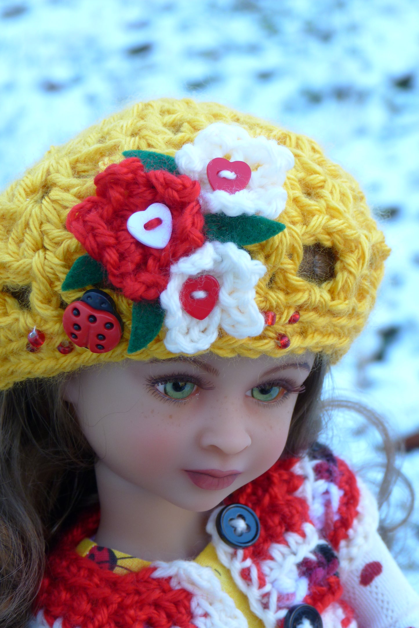 Lovebug Valentine Outfit for Ruby Red Fashion Friends 14.5 Inch Doll