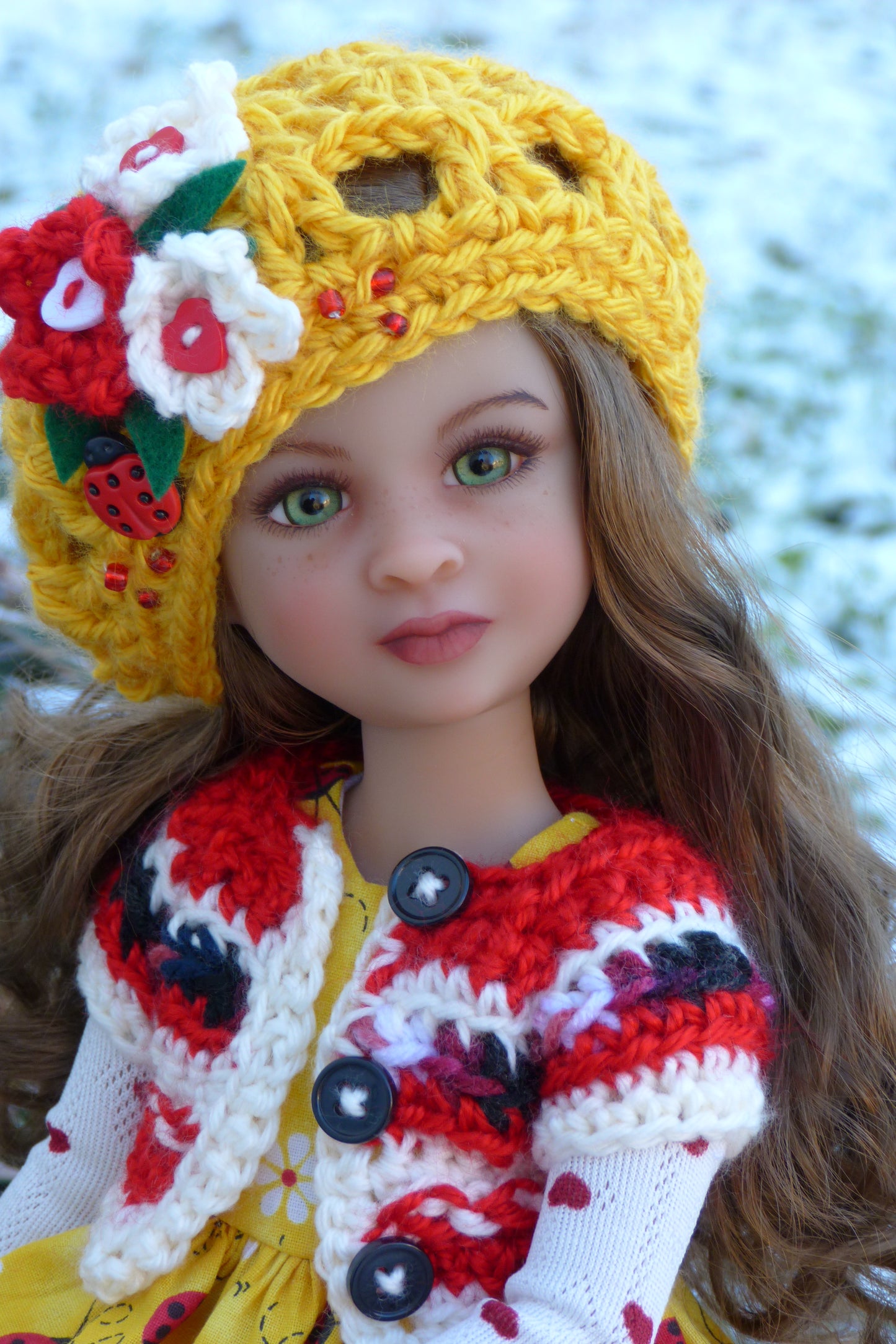 Lovebug Valentine Outfit for Ruby Red Fashion Friends 14.5 Inch Doll