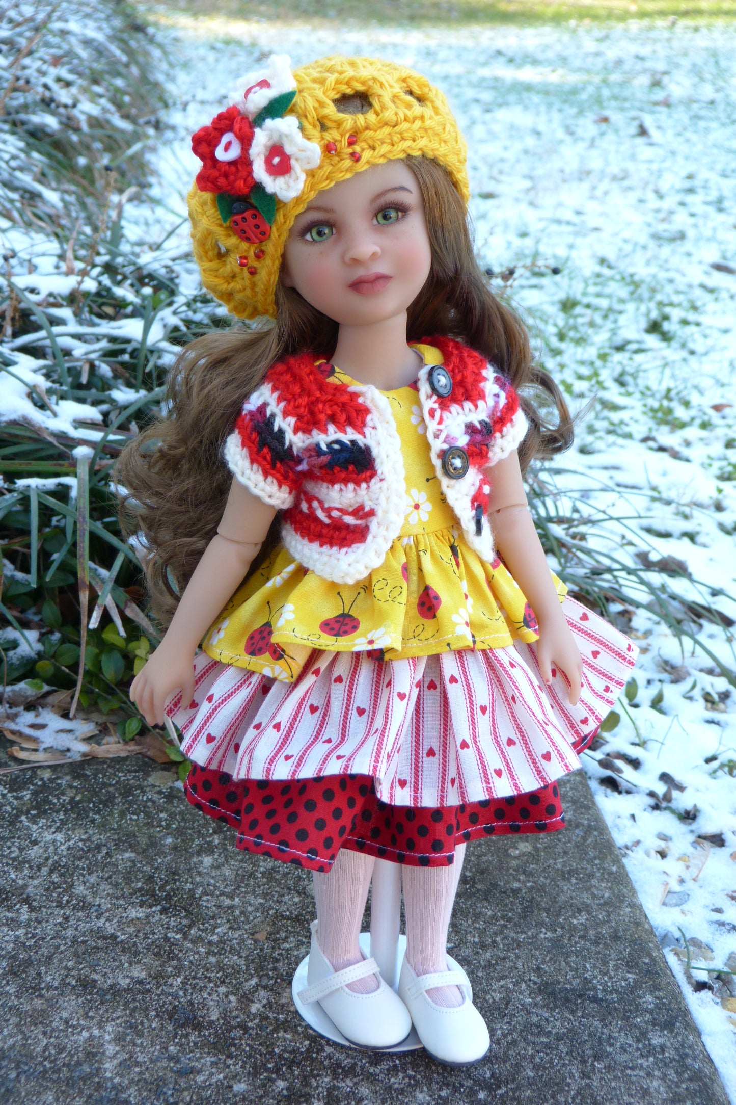 Lovebug Valentine Outfit for Ruby Red Fashion Friends 14.5 Inch Doll