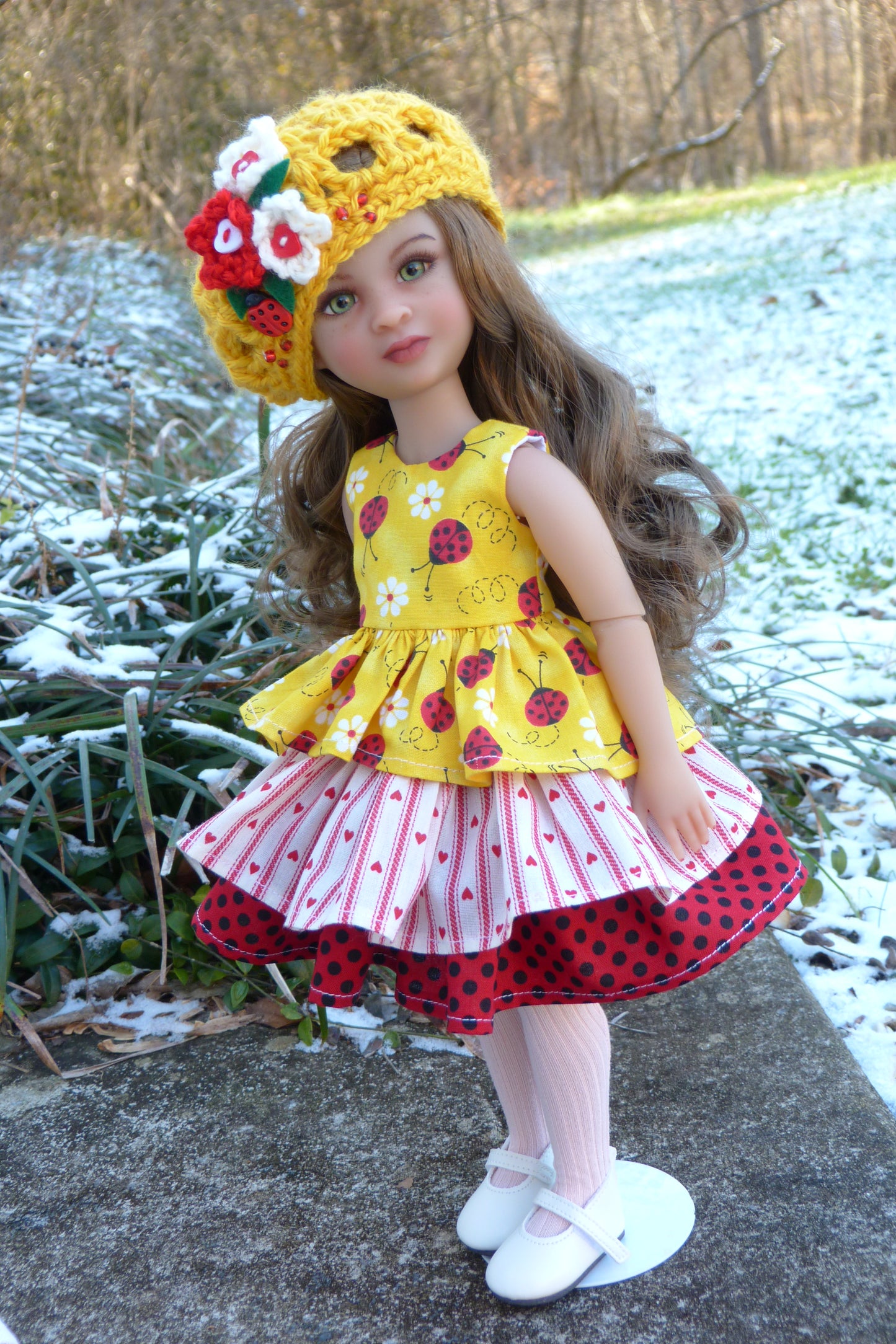 Lovebug Valentine Outfit for Ruby Red Fashion Friends 14.5 Inch Doll