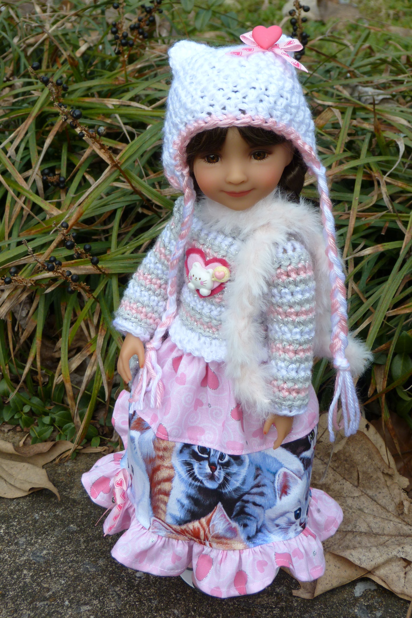Cat Lover Outfit for Ruby Red Fashion Friends 14.5 Inch Doll