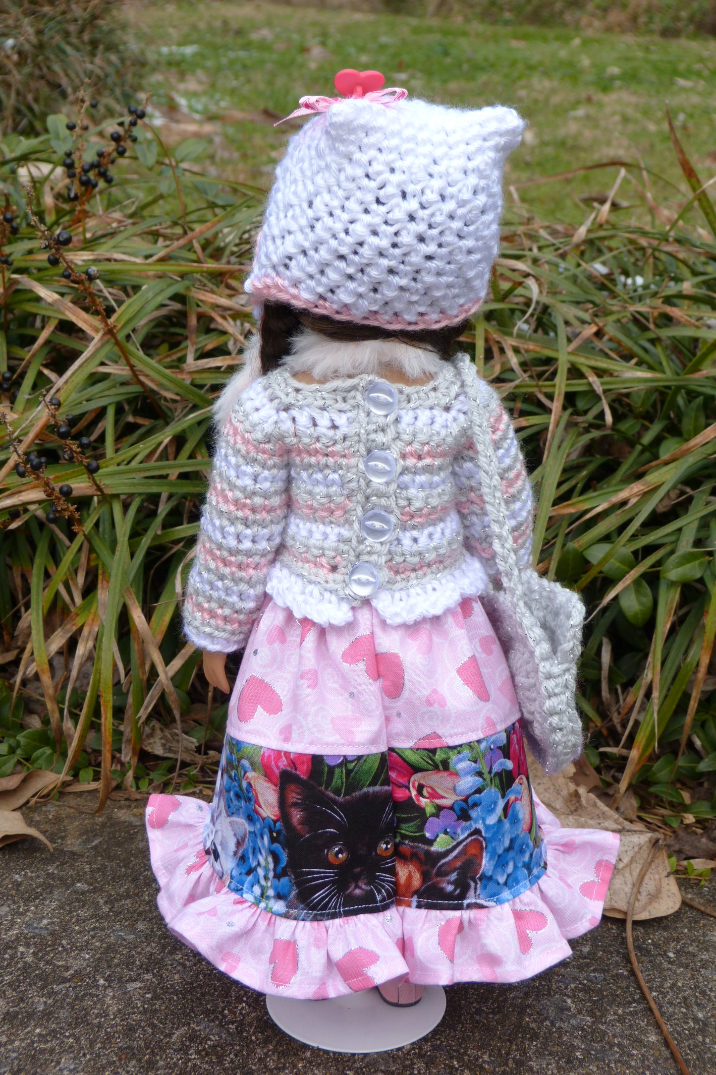 Cat Lover Outfit for Ruby Red Fashion Friends 14.5 Inch Doll