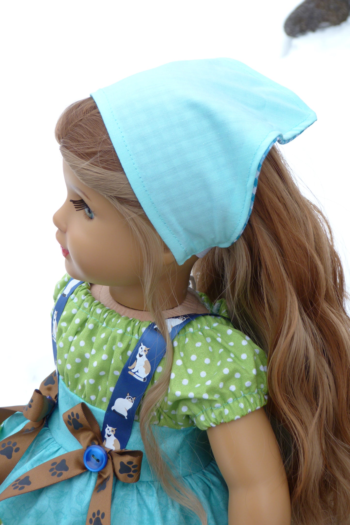 Country Cat Outfit for 18 Inch American Girl Doll