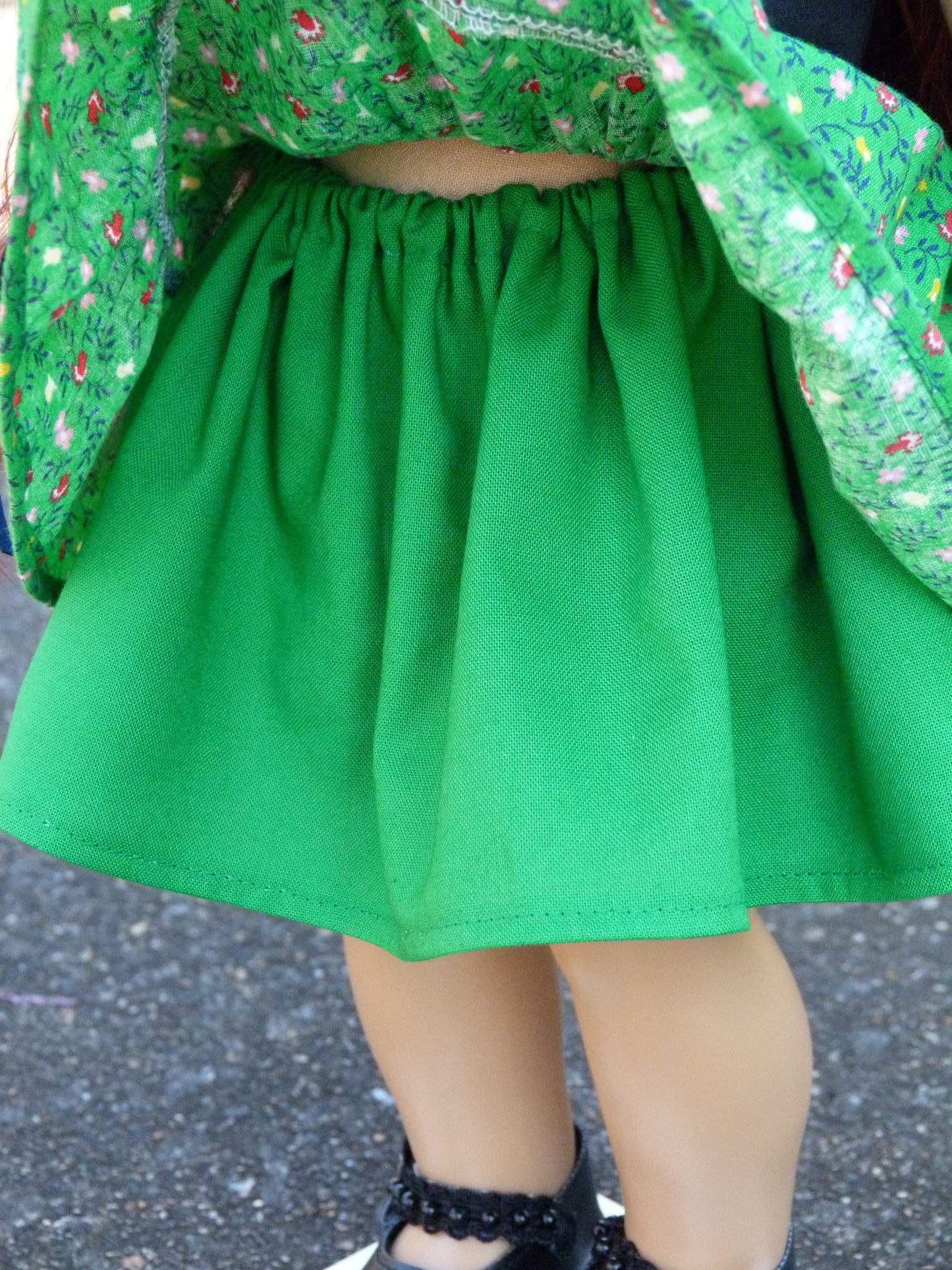 Irish Meadow Outfit for 18 Inch American Girl Doll