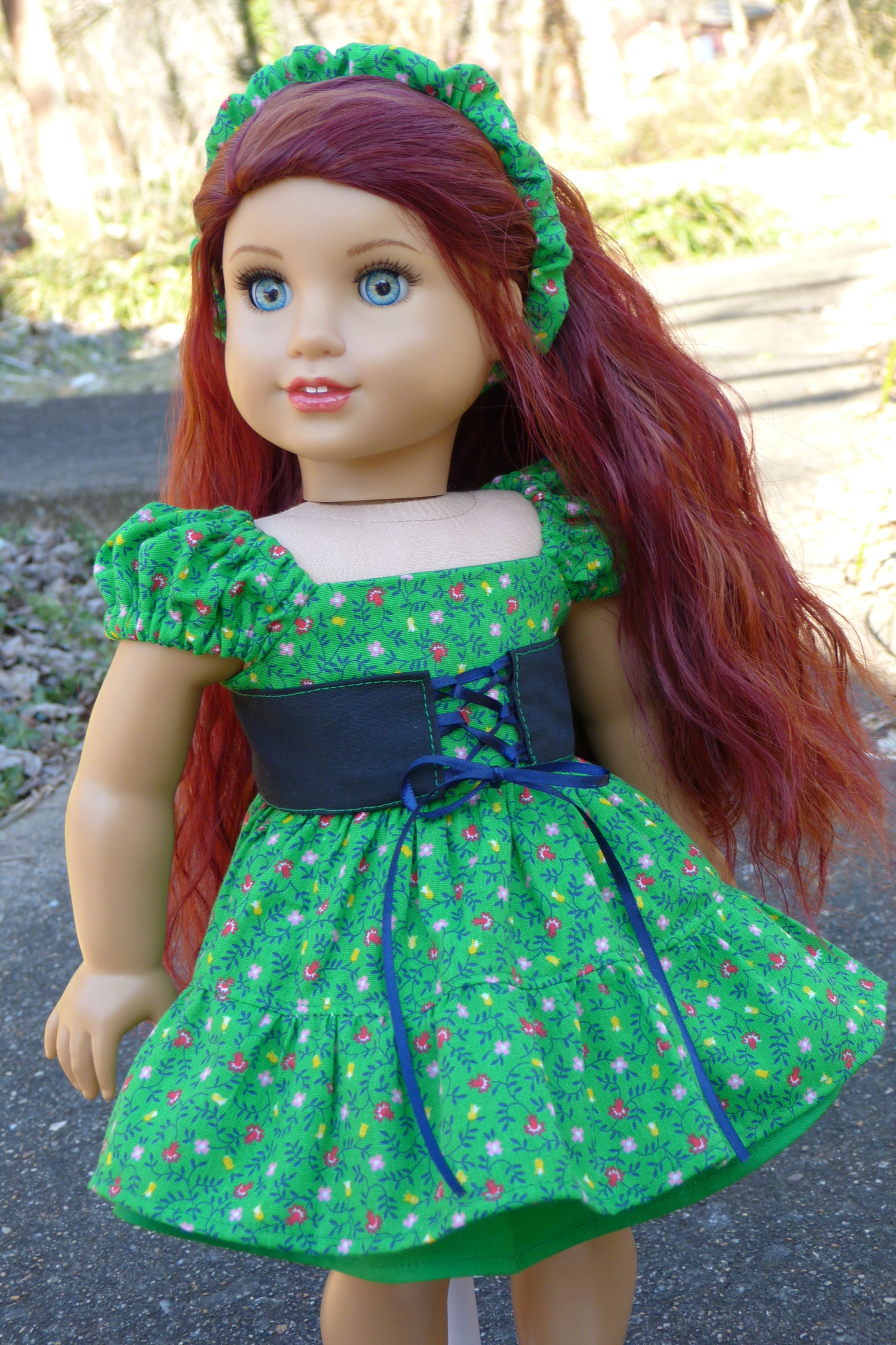 Irish Meadow Outfit for 18 Inch American Girl Doll