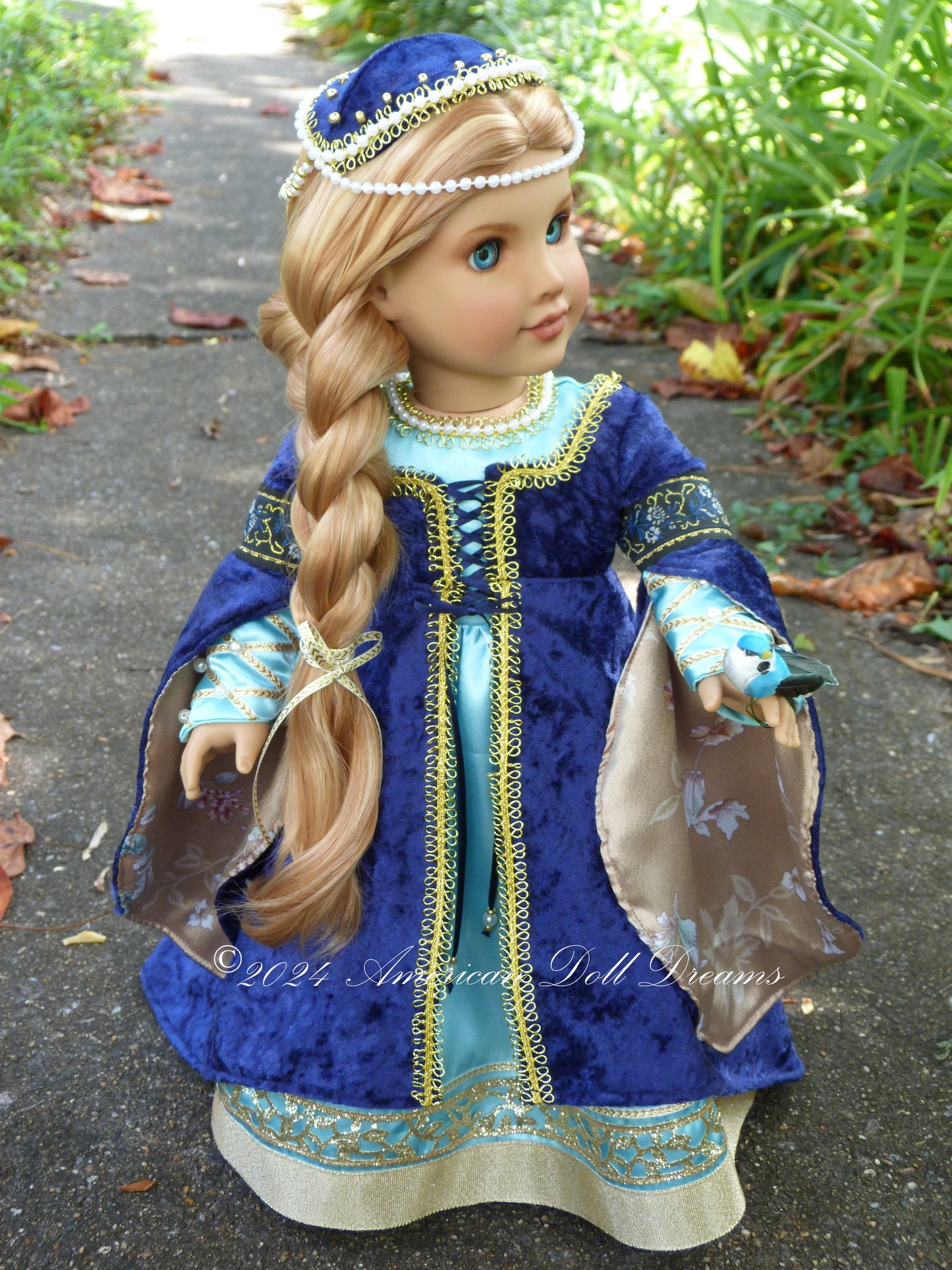 OOAK American Girl 18 Inch Doll Custom Medieval Princess Rapunzel