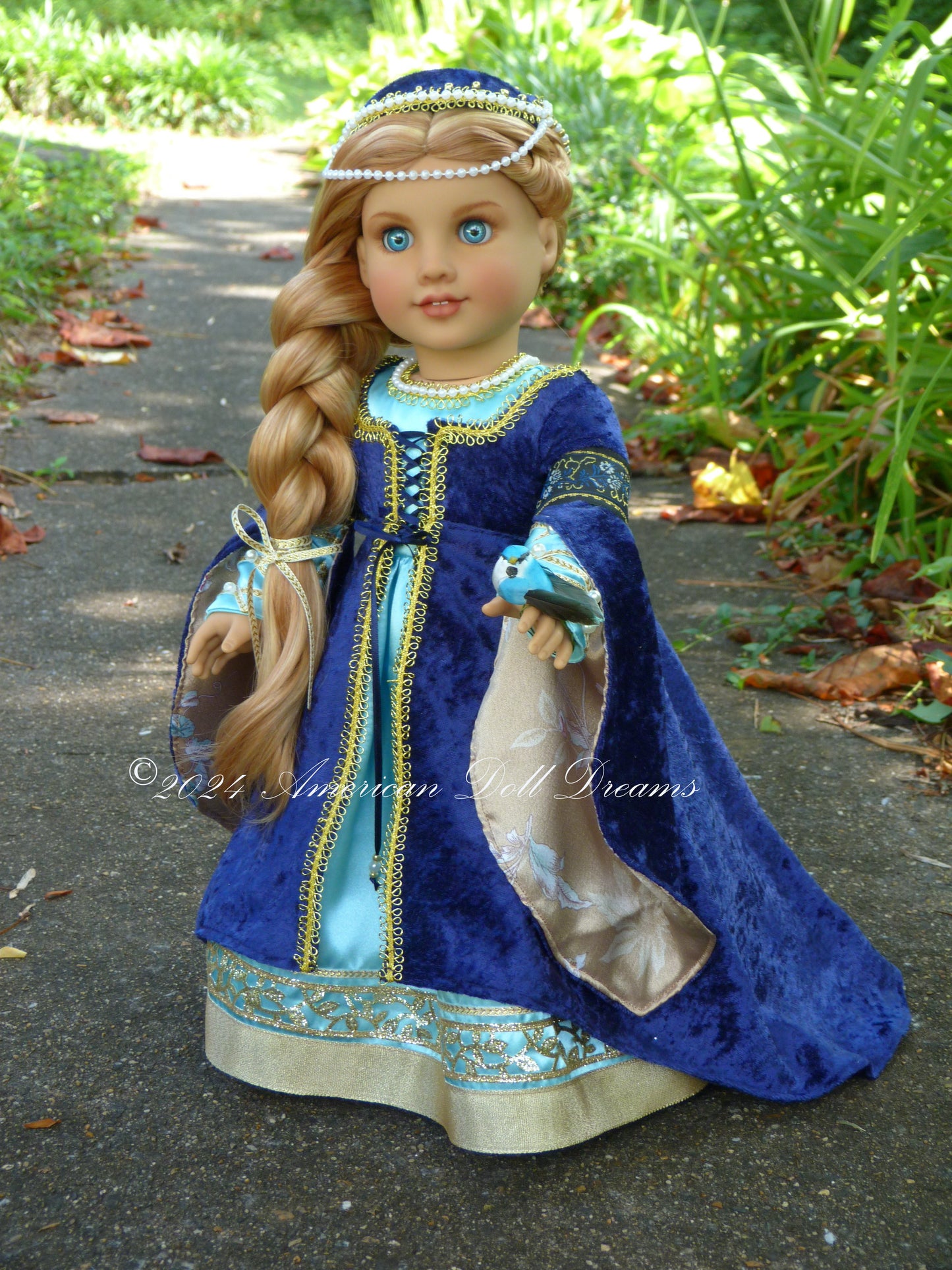 OOAK American Girl 18 Inch Doll Custom Medieval Princess Rapunzel