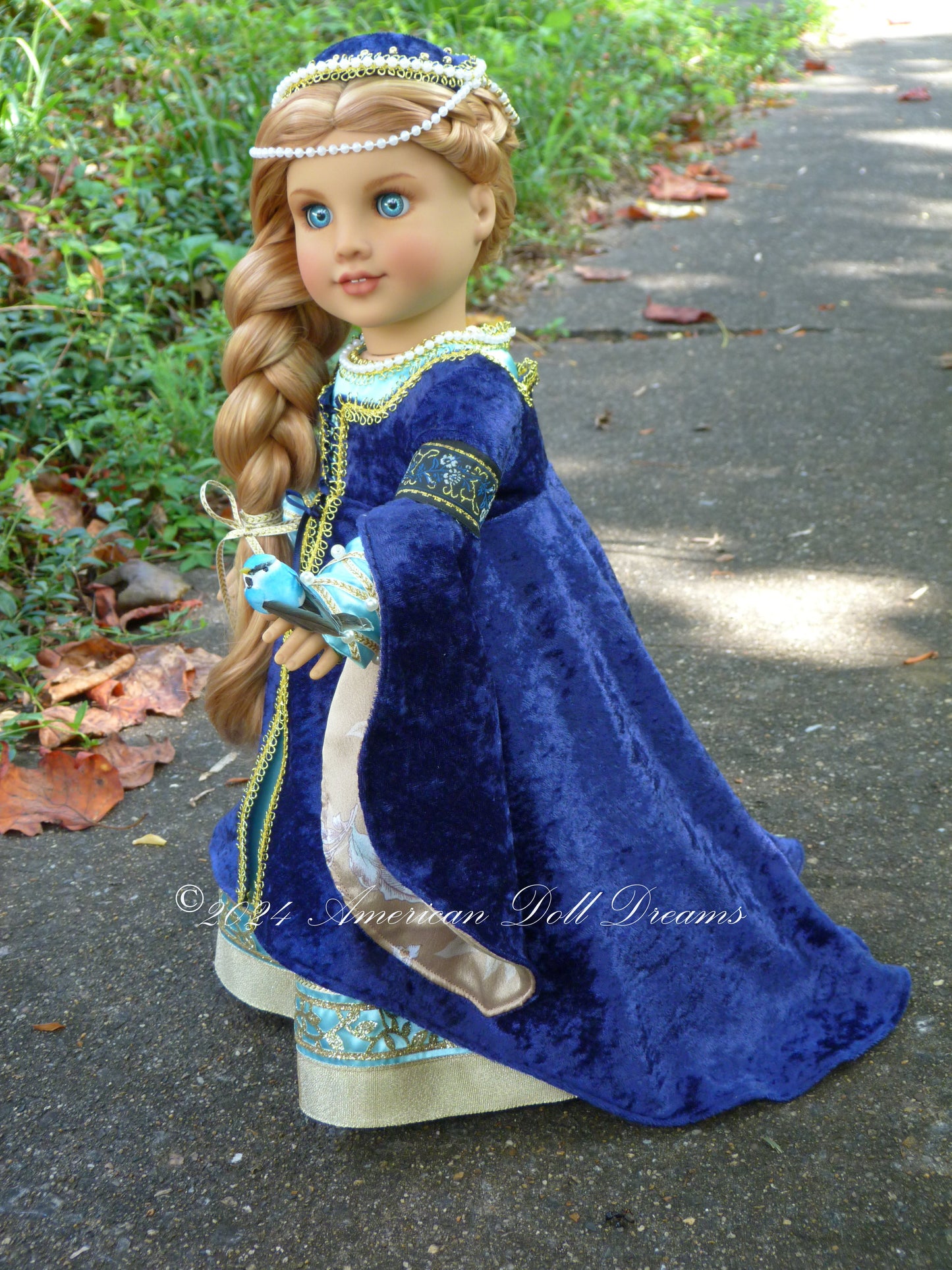 OOAK American Girl 18 Inch Doll Custom Medieval Princess Rapunzel