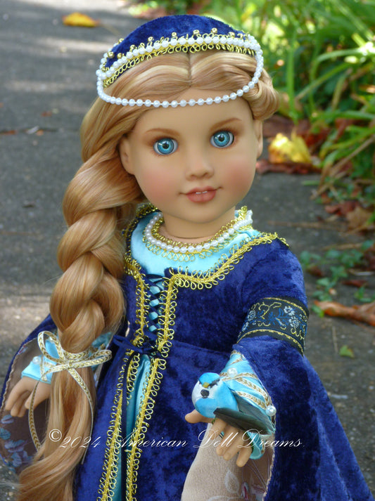 OOAK American Girl 18 Inch Doll Custom Medieval Princess Rapunzel