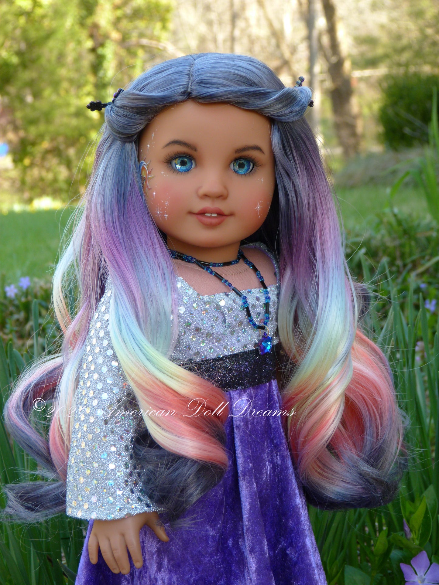 OOAK American Girl Custom 2024 Solar Eclipse Doll Solara