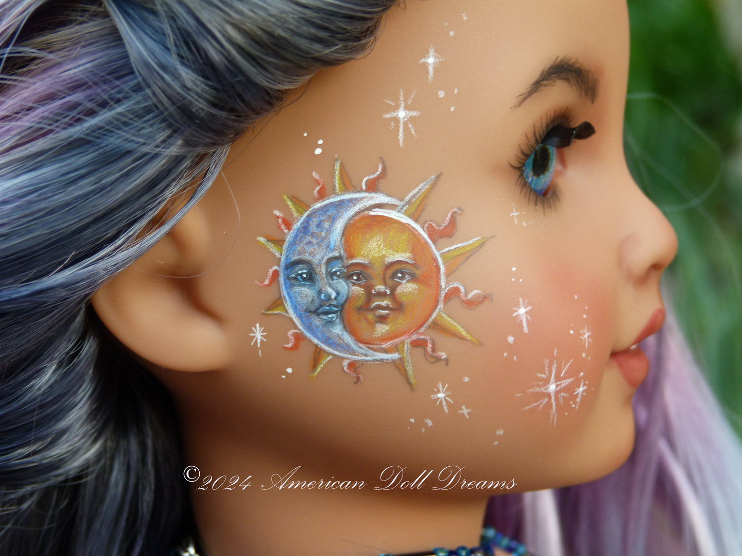 OOAK American Girl Custom 2024 Solar Eclipse Doll Solara