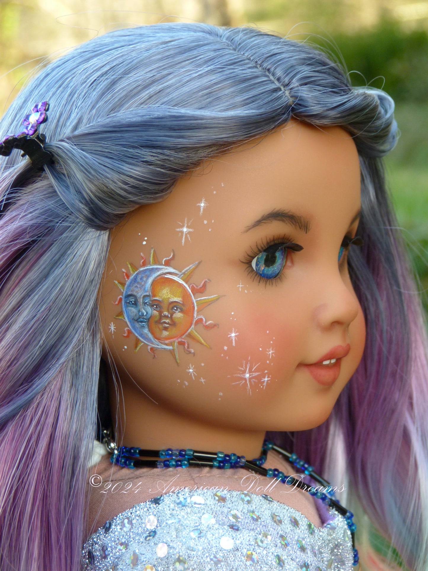 OOAK American Girl Custom 2024 Solar Eclipse Doll Solara