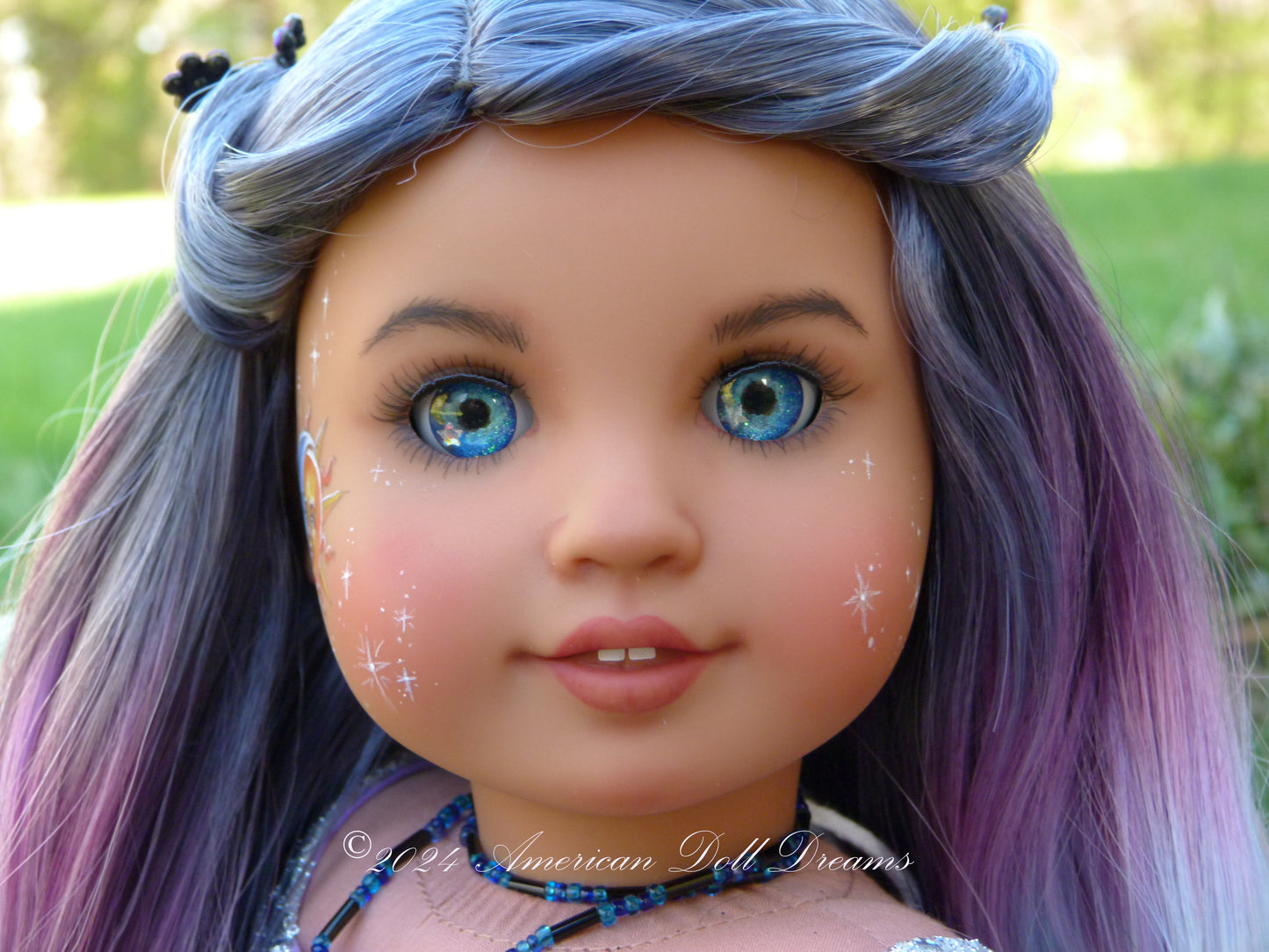 OOAK American Girl Custom 2024 Solar Eclipse Doll Solara