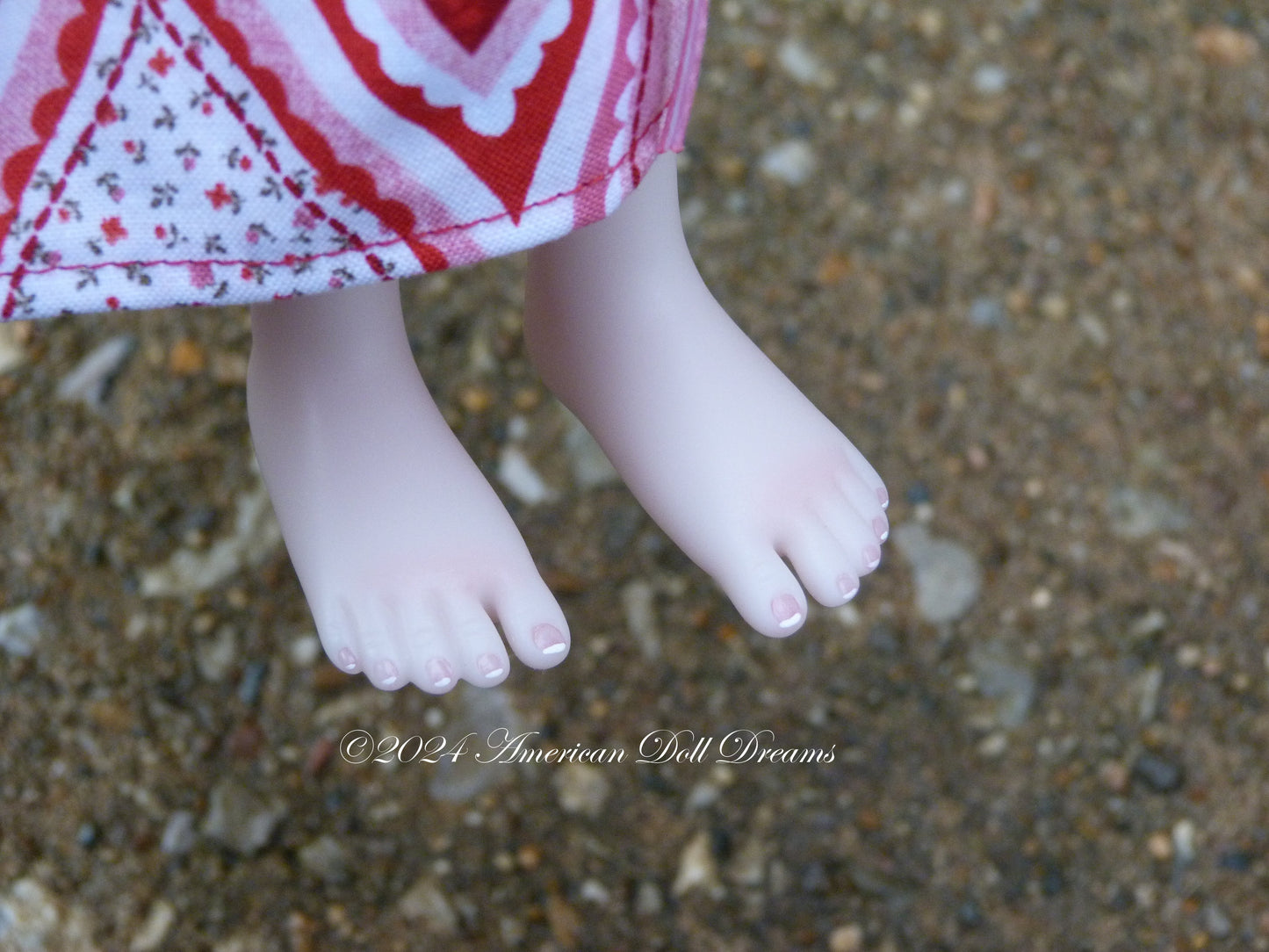 OOAK Snow Custom Ruby Red Fashion Friends 14.5 Inch Doll Repainted