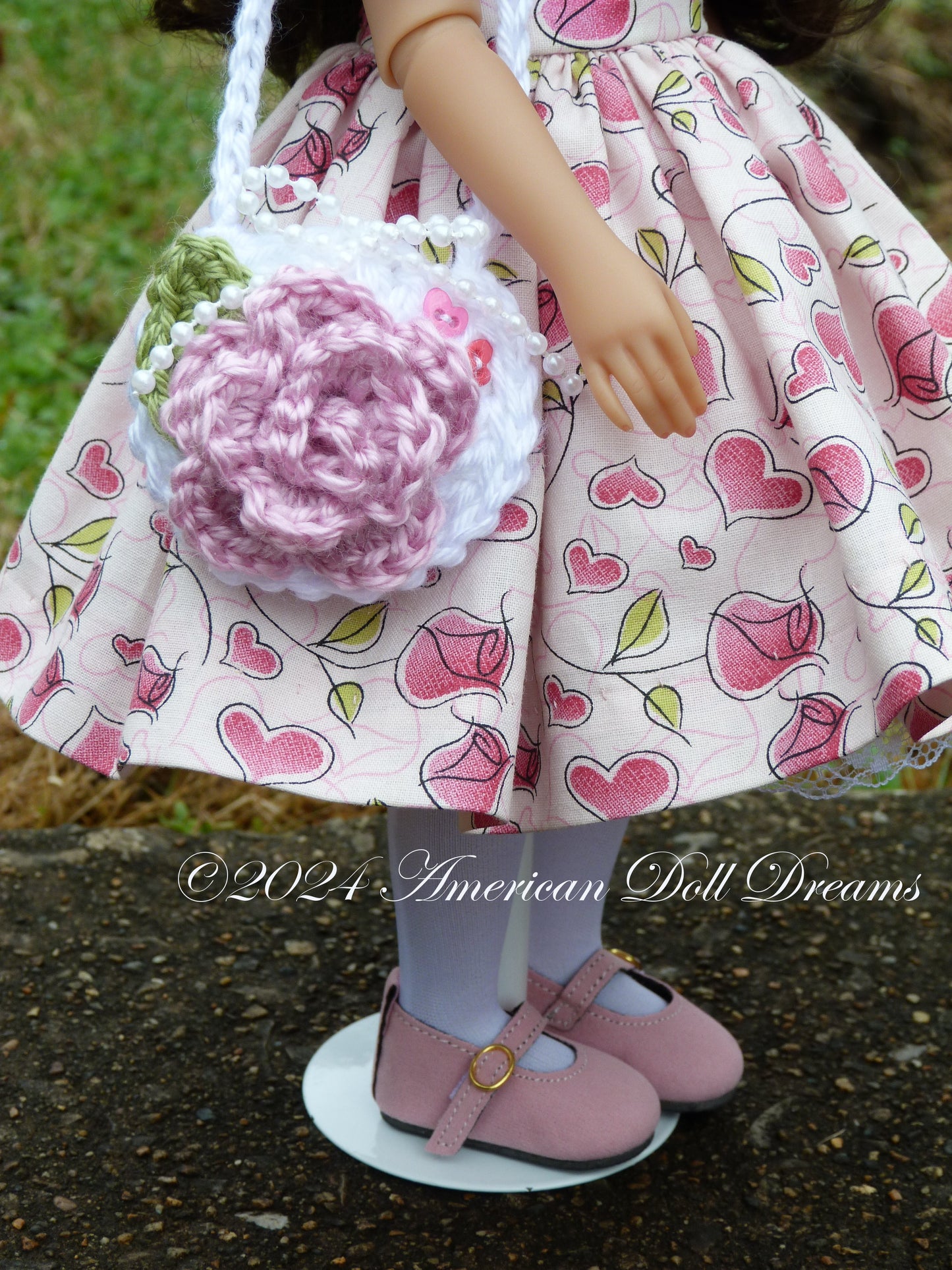 OOAK Ruby Red Fashion Friends 14.5 Inch Doll Freida Repaint - Valerie