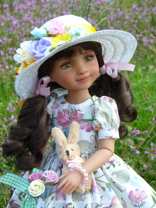 OOAK Ruby Red Fashion Friends 14.5 Inch Doll Freida Repaint - Valerie