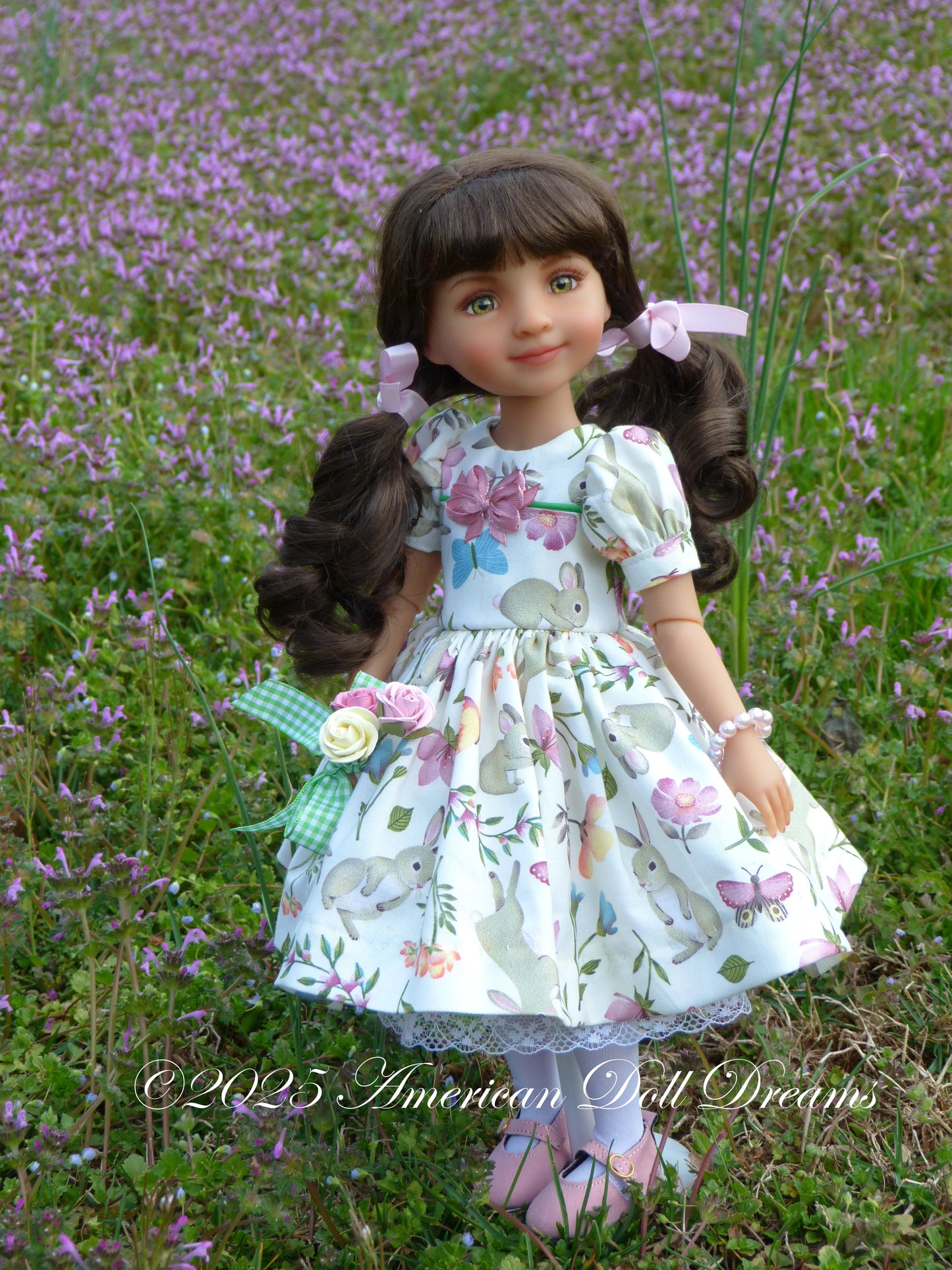 OOAK Ruby Red Fashion Friends 14.5 Inch Doll Freida Repaint - Valerie