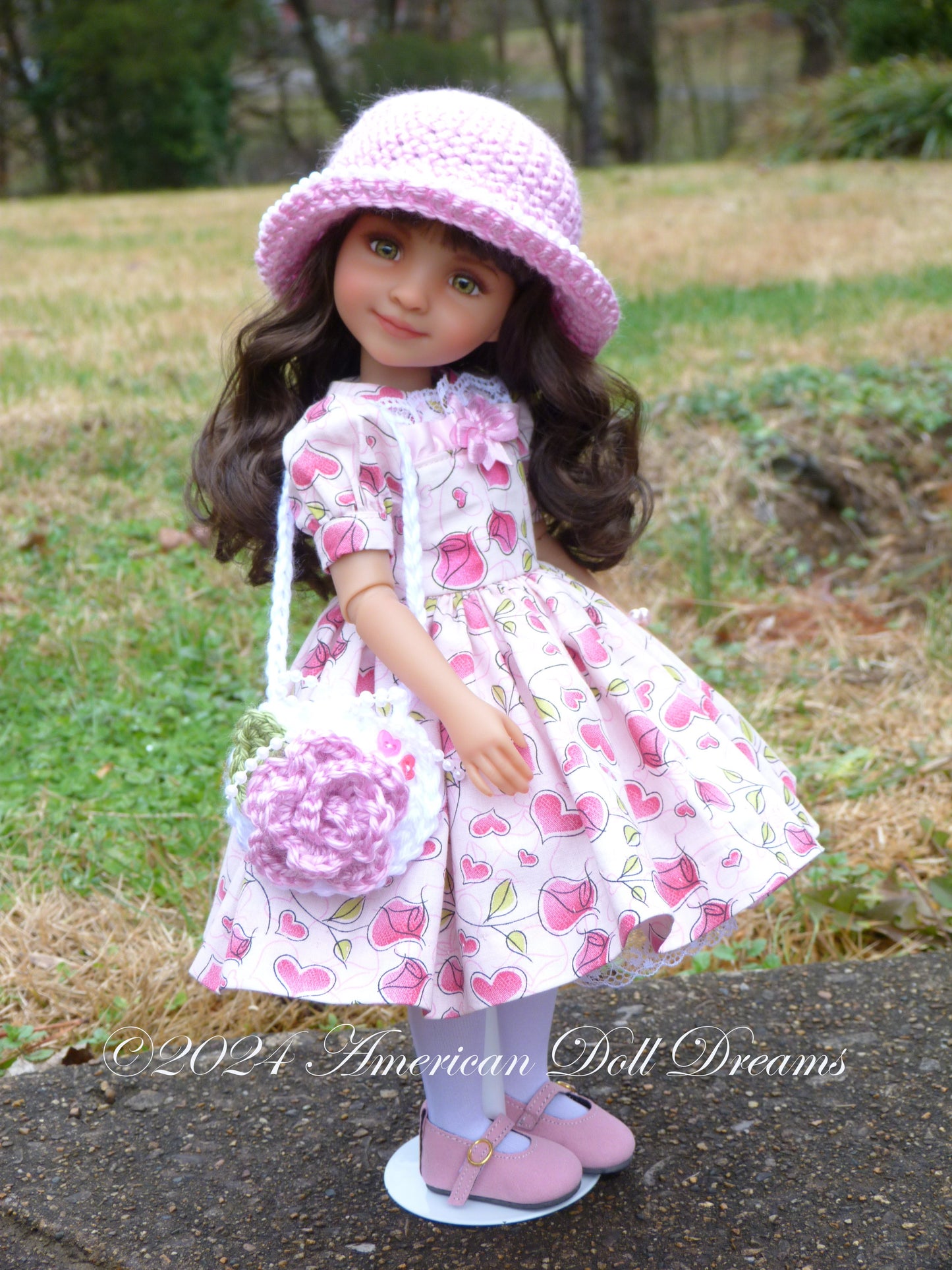 OOAK Ruby Red Fashion Friends 14.5 Inch Doll Freida Repaint - Valerie