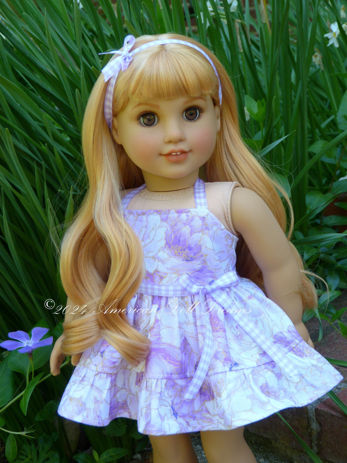 OOAK American Girl 18 Inch Doll Custom Violetta