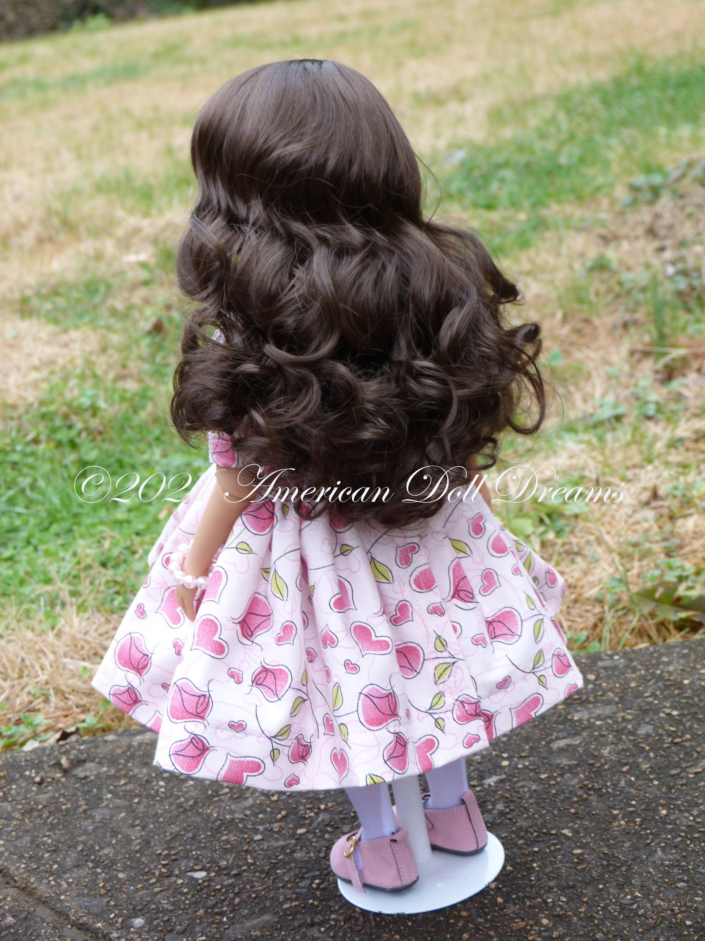 OOAK Ruby Red Fashion Friends 14.5 Inch Doll Freida Repaint - Valerie