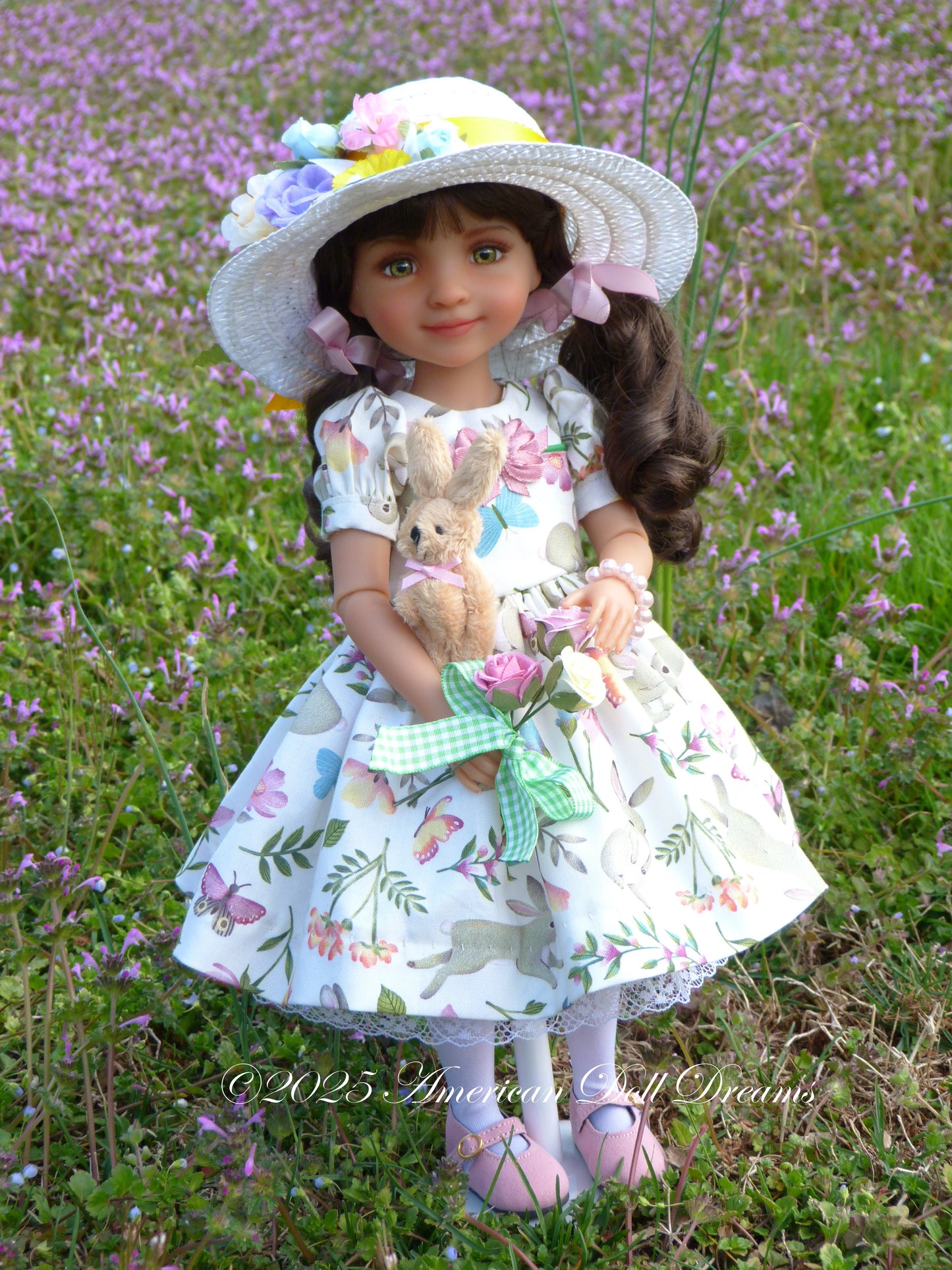 OOAK Ruby Red Fashion Friends 14.5 Inch Doll Freida Repaint - Valerie