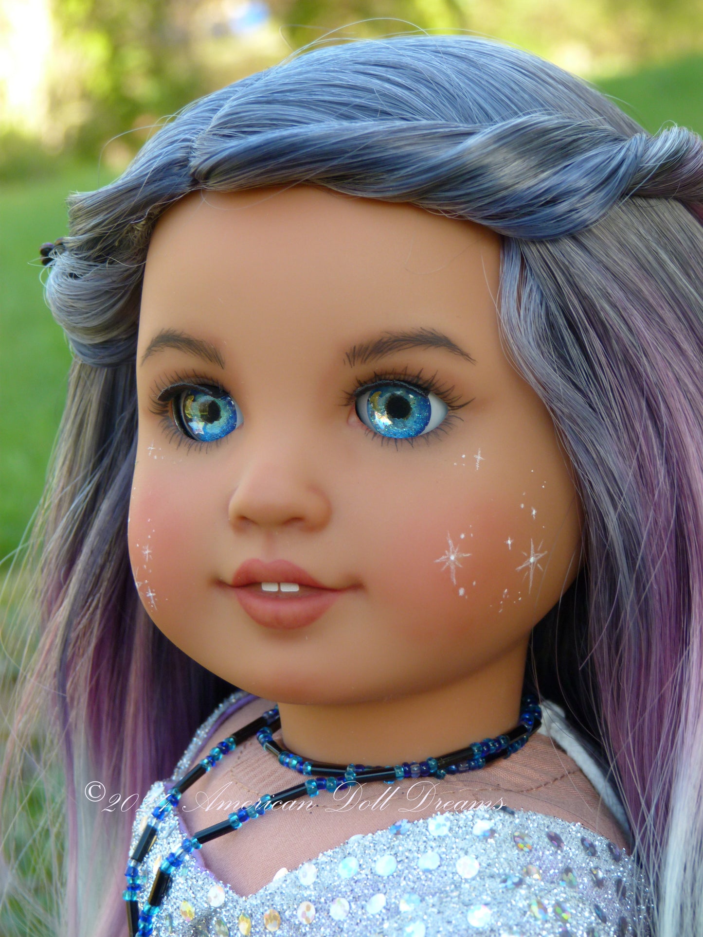 OOAK American Girl Custom 2024 Solar Eclipse Doll Solara